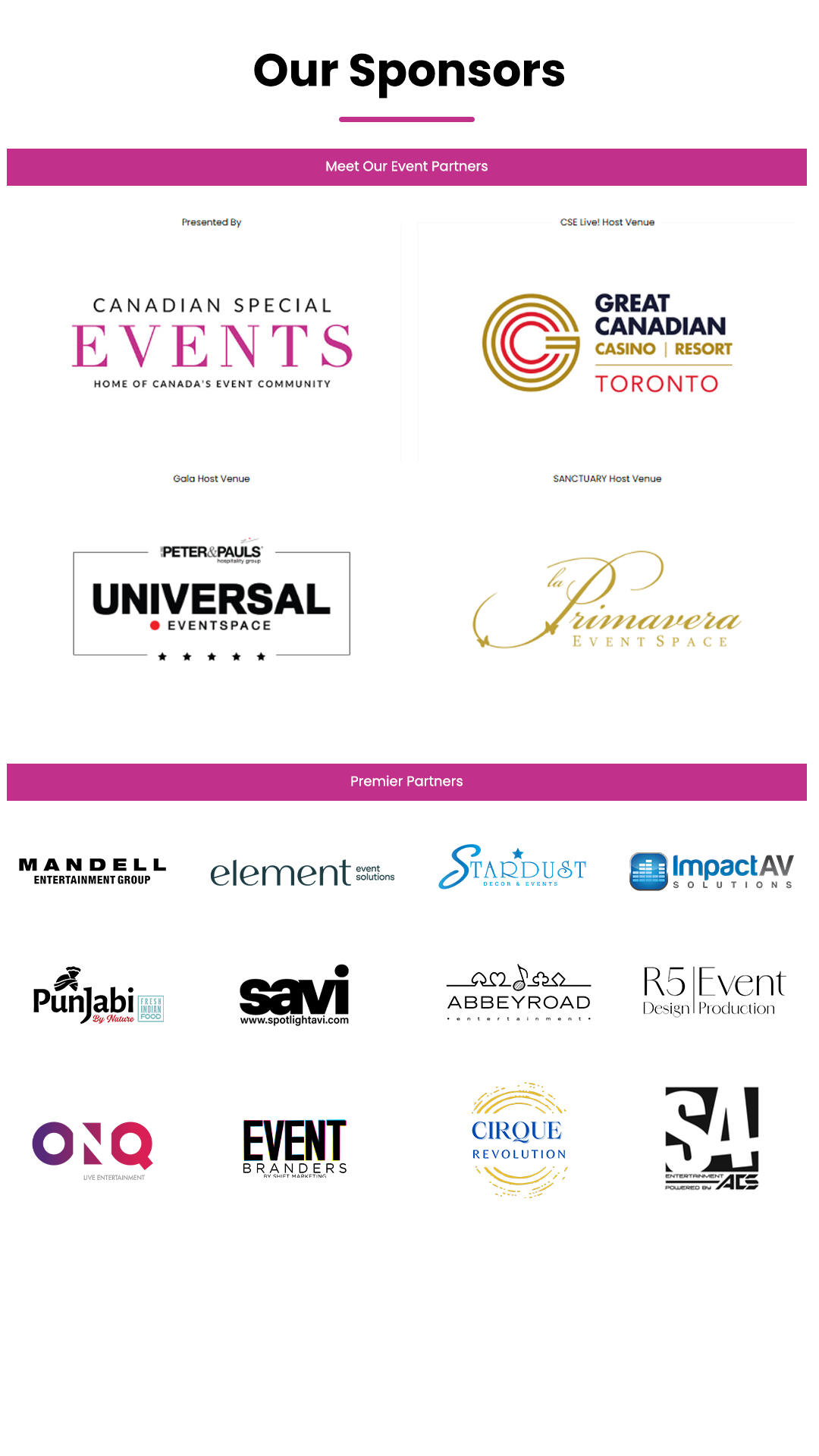 Sponsors